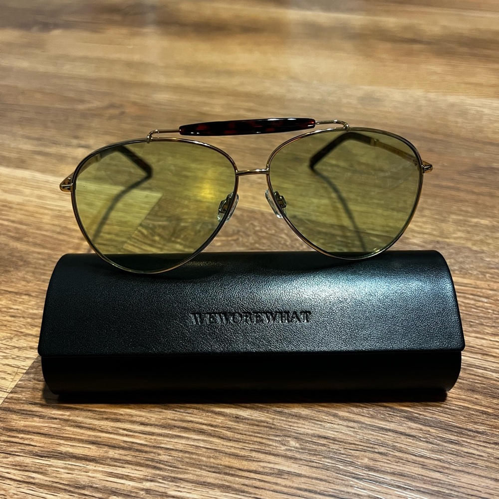 WeWoreWhat The City Aviators Sunglasses